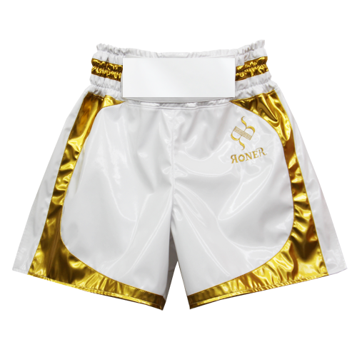 キック バンバン WHITE/GOLD｜RonerEasyCustom 簡単に始めるボクシング 